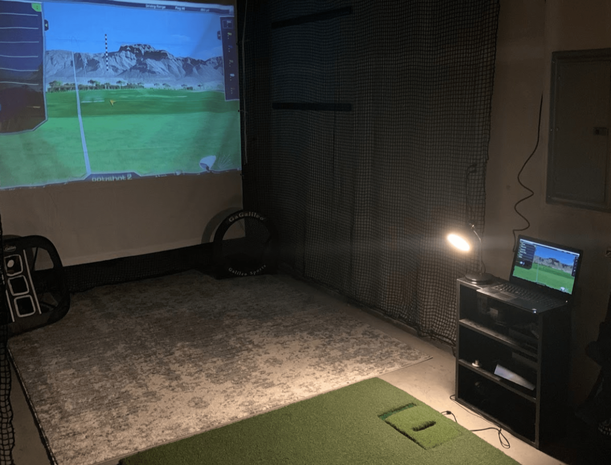 golf driving range simulator